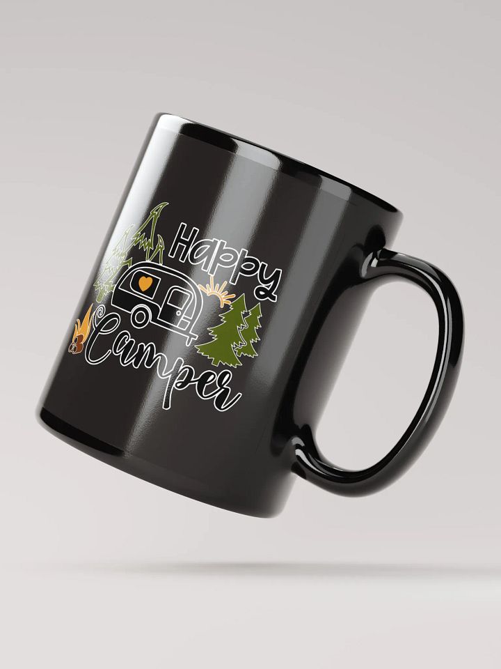 Happy Camper Black Coffee Mug product image (3)