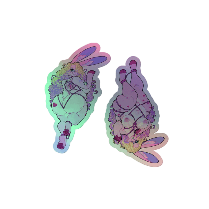 Shibari Bun Holo Sticker Set product image (2)