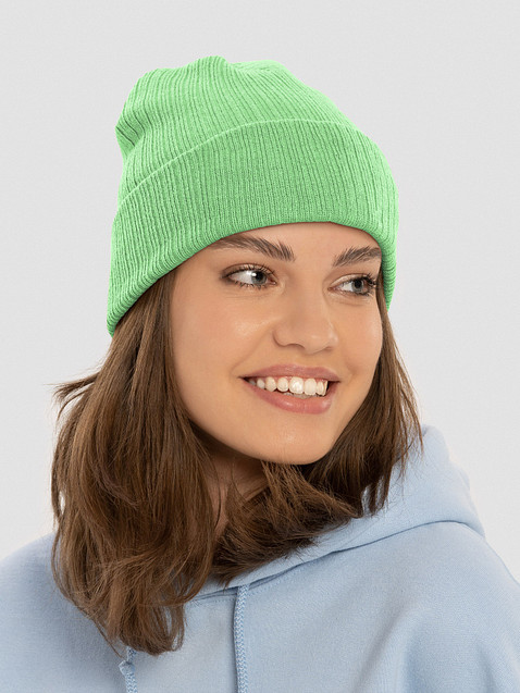 Photo showing Atlantis Ribbed Knit Beanie