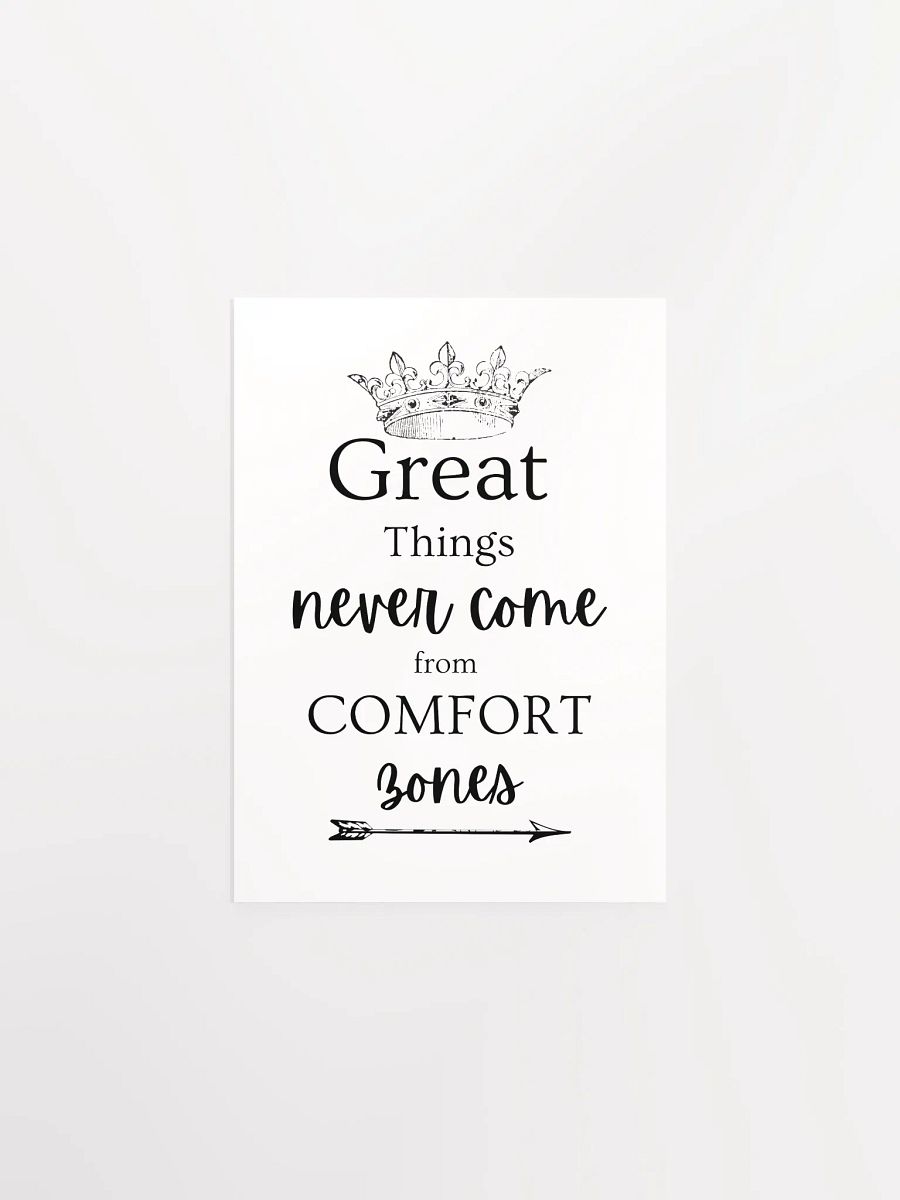 Wall Art 'Great Things' Motivational Poster product image (2)