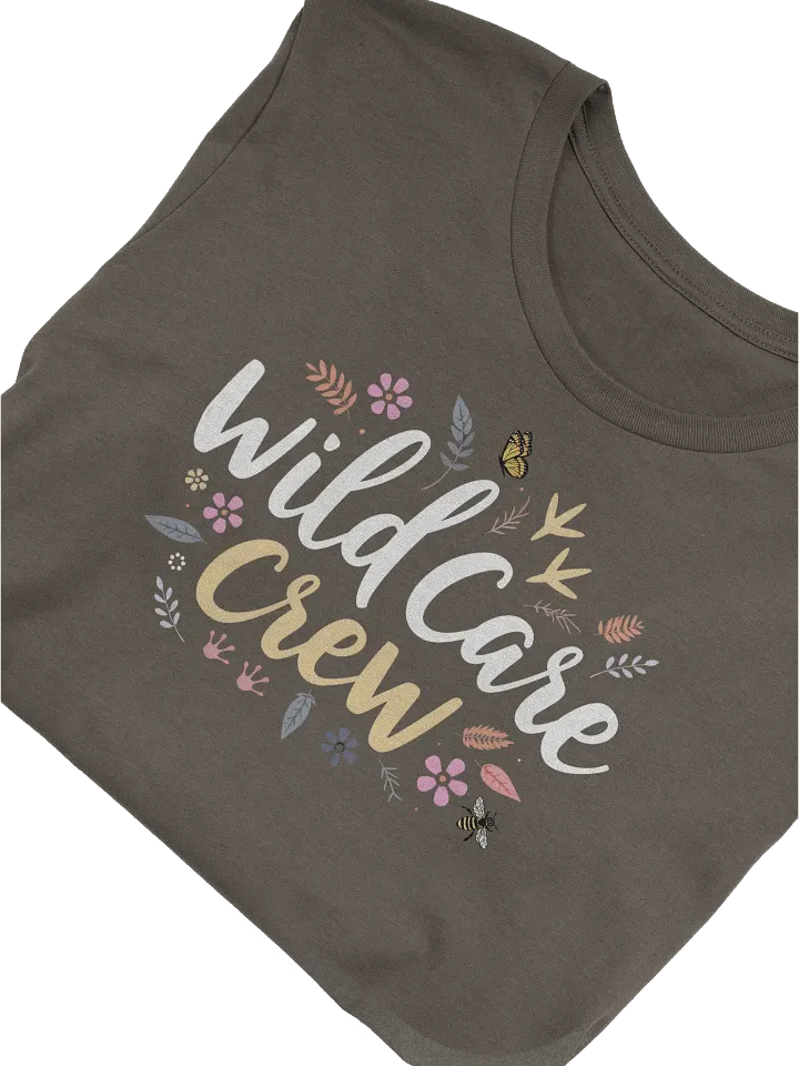 Wild Care Crew T-Shirt, Wildlife Rehab Shirt, Animal Rescue Tee, Vet Nurse Gift, Nature Lover T-shirt product image (2)