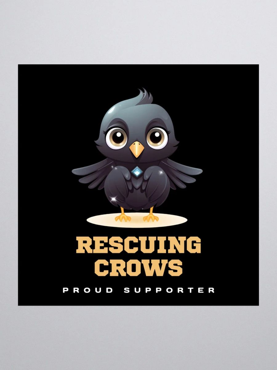 Proud Supreme Crow Supporter Sticker product image (1)