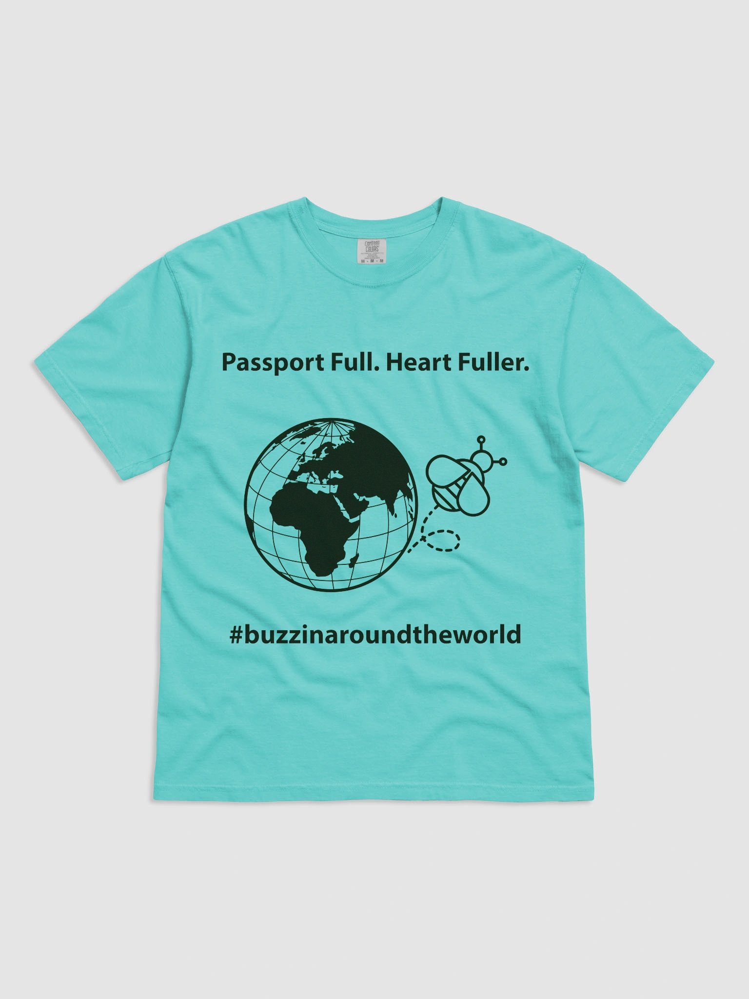 Passport Full. Heart Fuller. - T-Shirt product image (6)