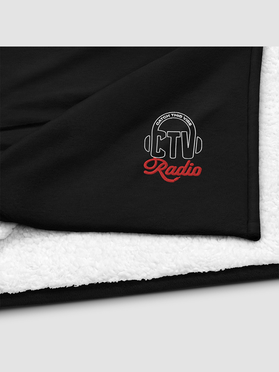CTVRadio Embroidered Premium Sherpa Blanket product image (4)