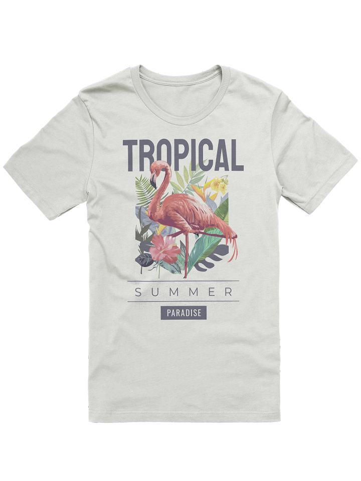 Trendy Tropical Flamingo T-Shirt for Casual Summer Wear product image (3)