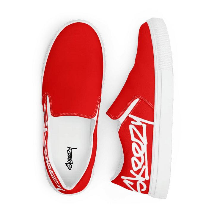 Solid Skeezy Slip-Ons RED product image (1)