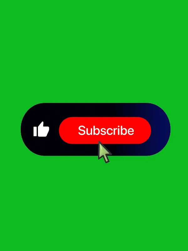 Modern Youtube Subscribe Button with Like and Bell Notification product image (1)