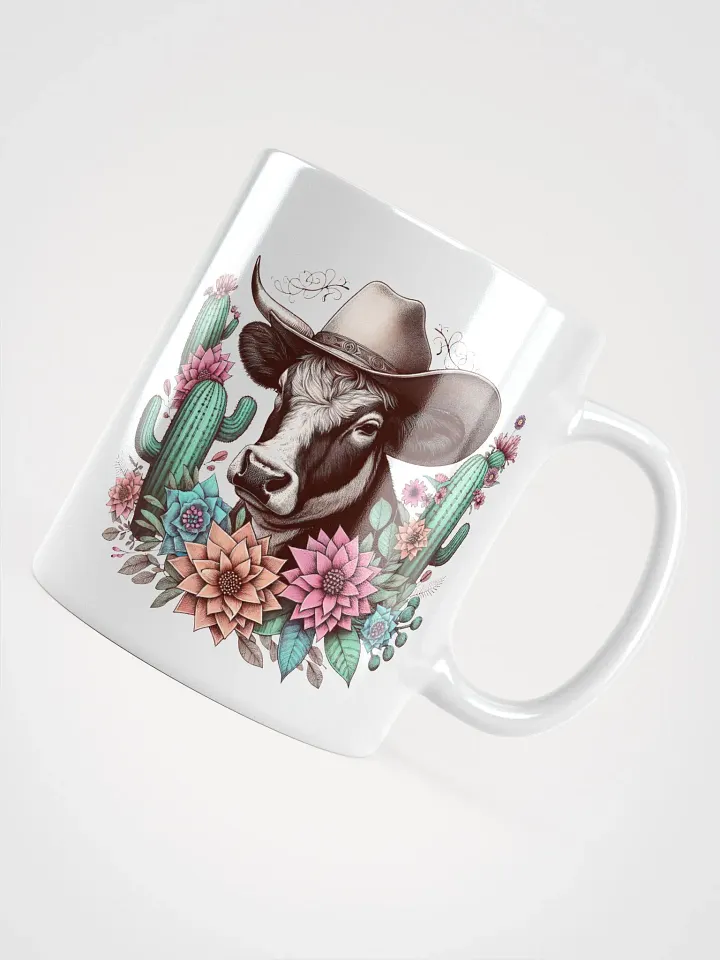 Cow-Girl Floral Mug product image (1)