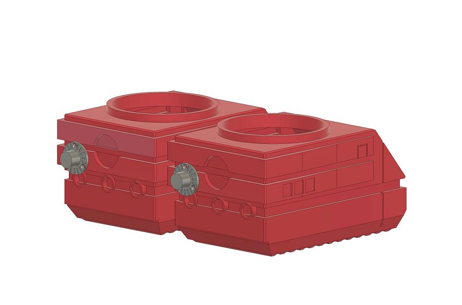 Star Wars-Inspired Gonk Droid Feet 3D Model product image (3)