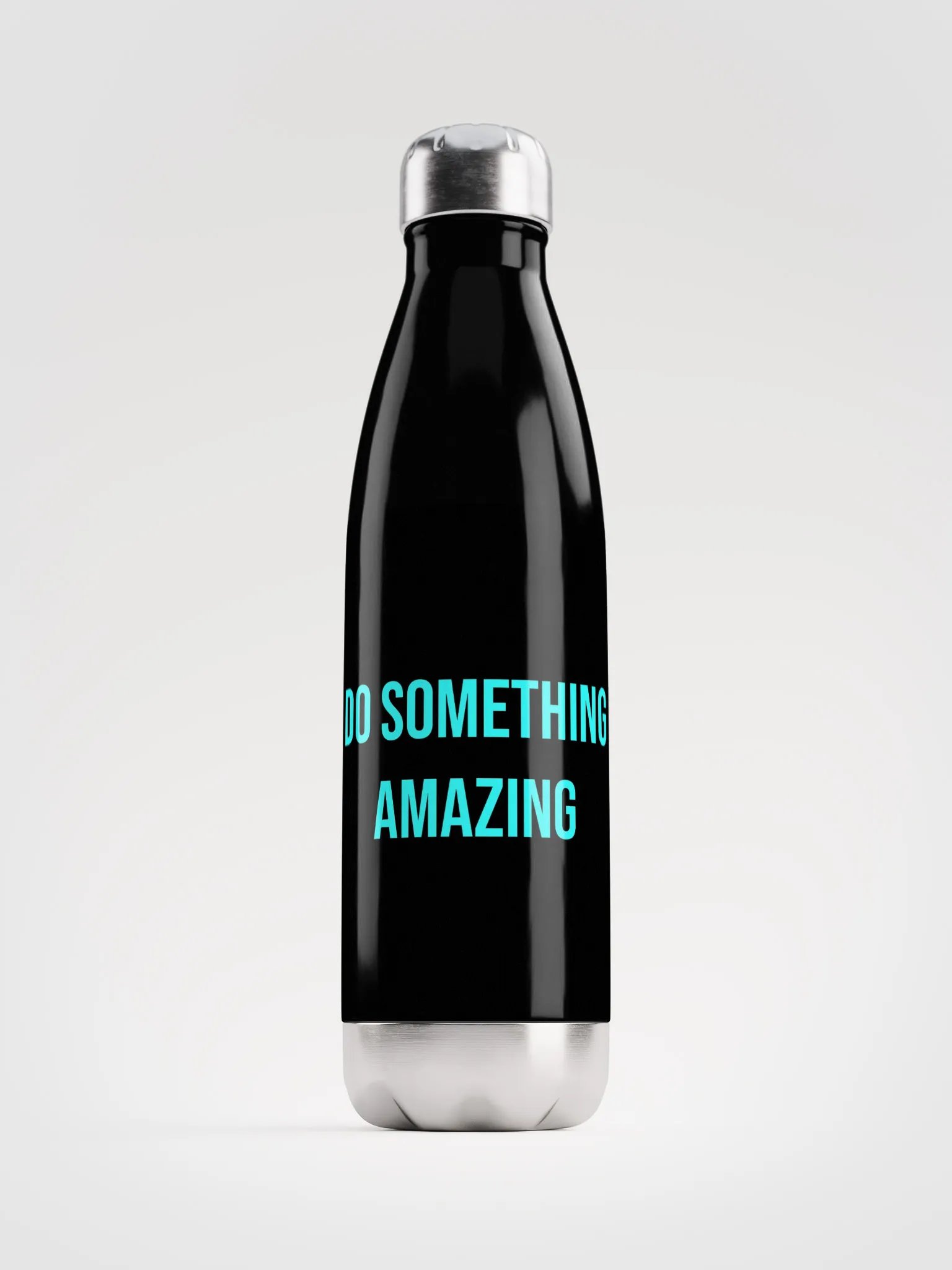 Travel water bottle - Black/Sparky Blue product image (1)