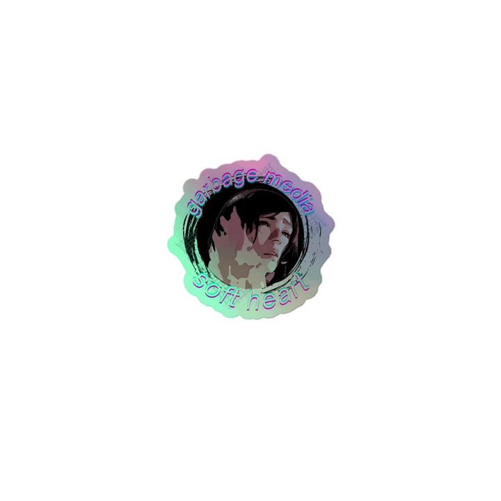 Garbage Media Soft Heart Holographic Sticker product image (1)