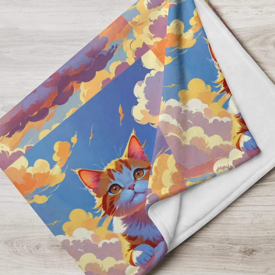 cozy cat blanket product image (17)