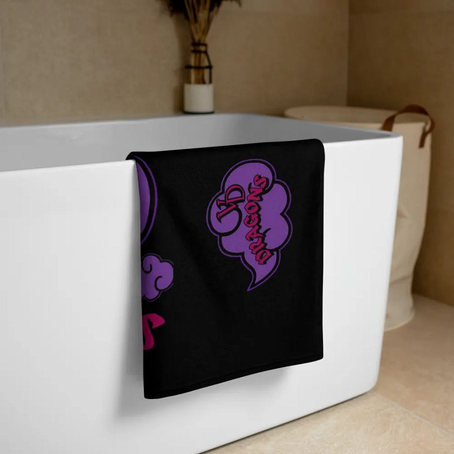 valerian dragons towel (purple) product image (3)