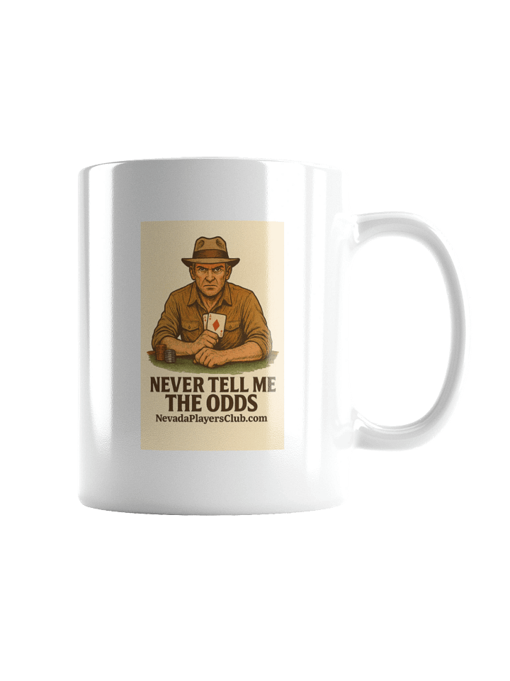 White Never Tell Me The Odds Mug - Fedora Edition product image (2)