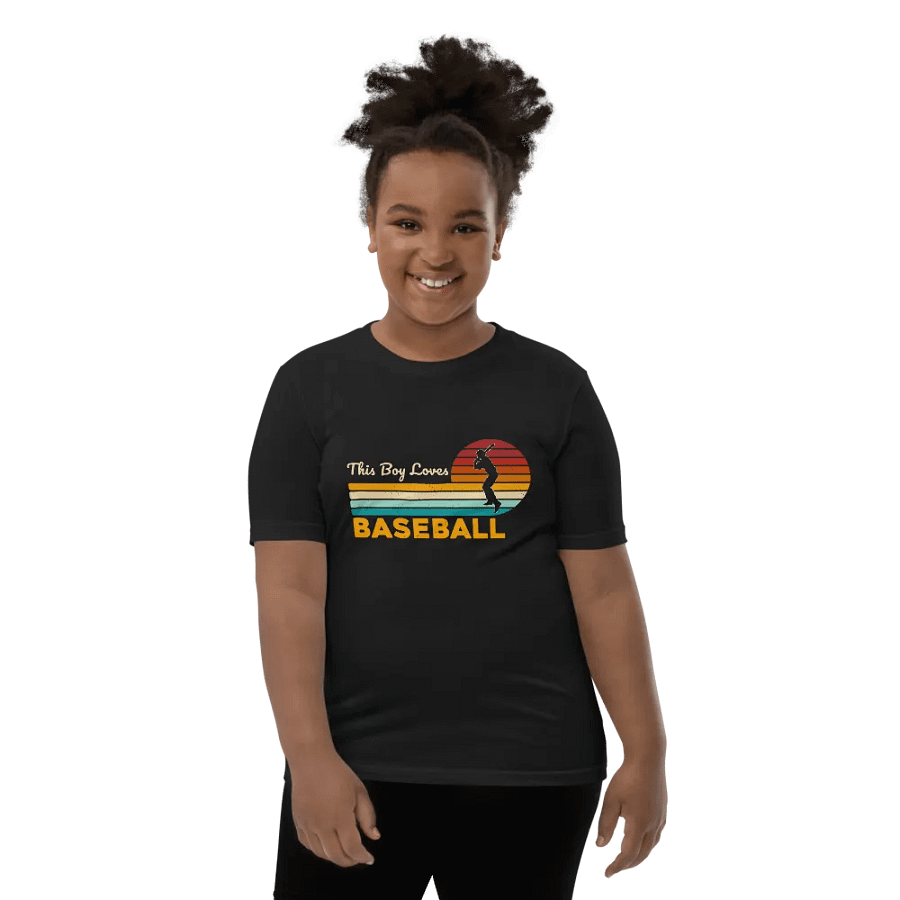 Sunset Baseball Youth T-Shirt product image (10)