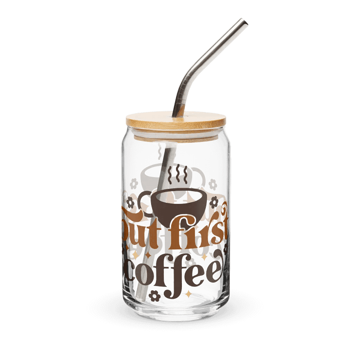 But First Coffee-Can-Shaped Glass product image (1)