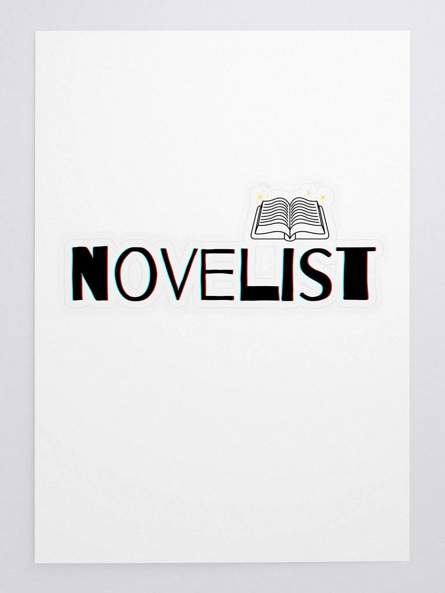 Novelist Sticker - Black Text product image (3)