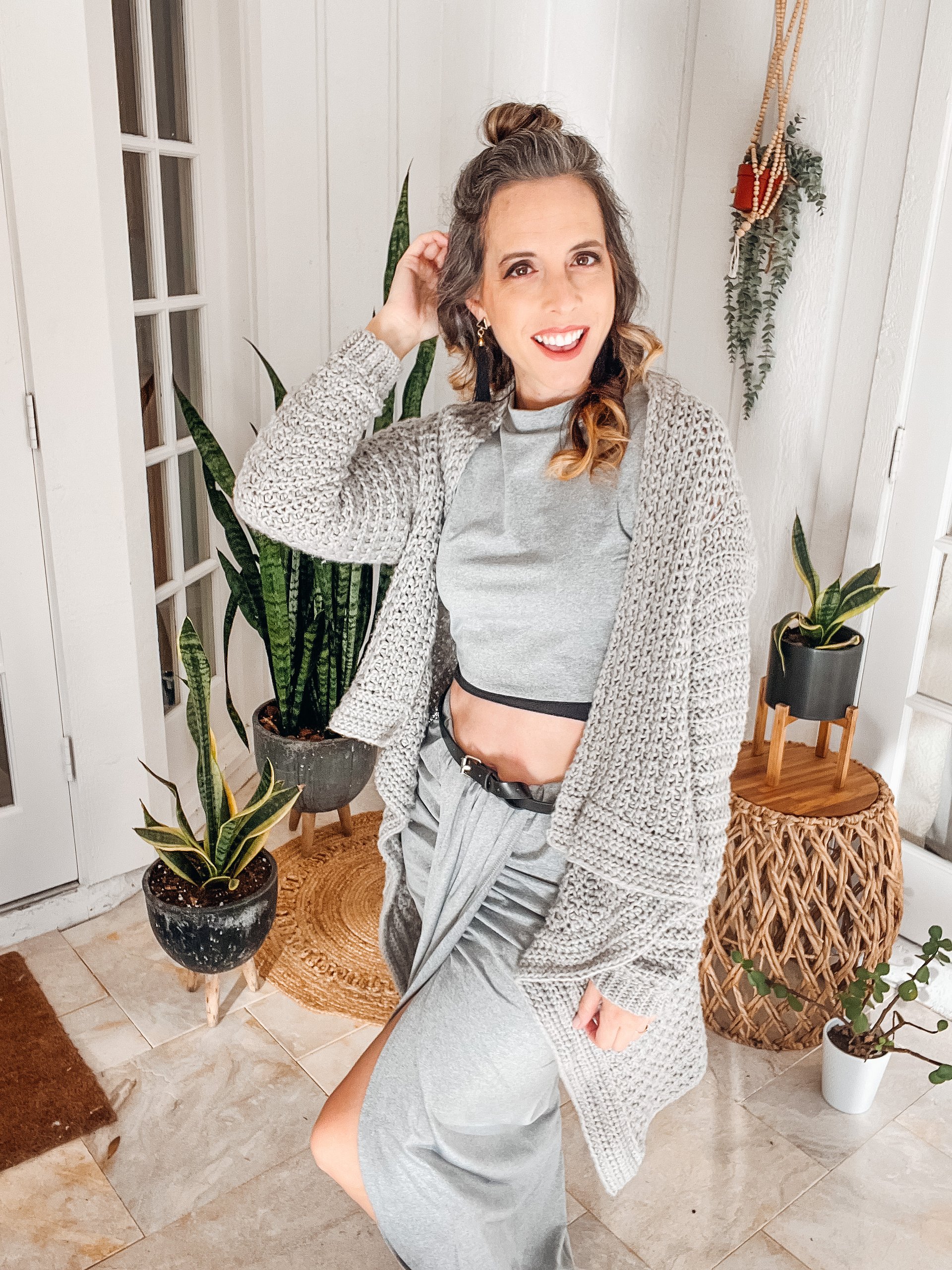 Snuggle Puff Crochet Cardigan Pattern product image (3)