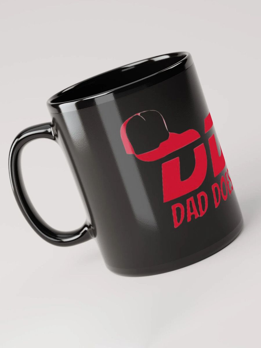 DAD DOES MATTER Black Glossy Mug product image (3)