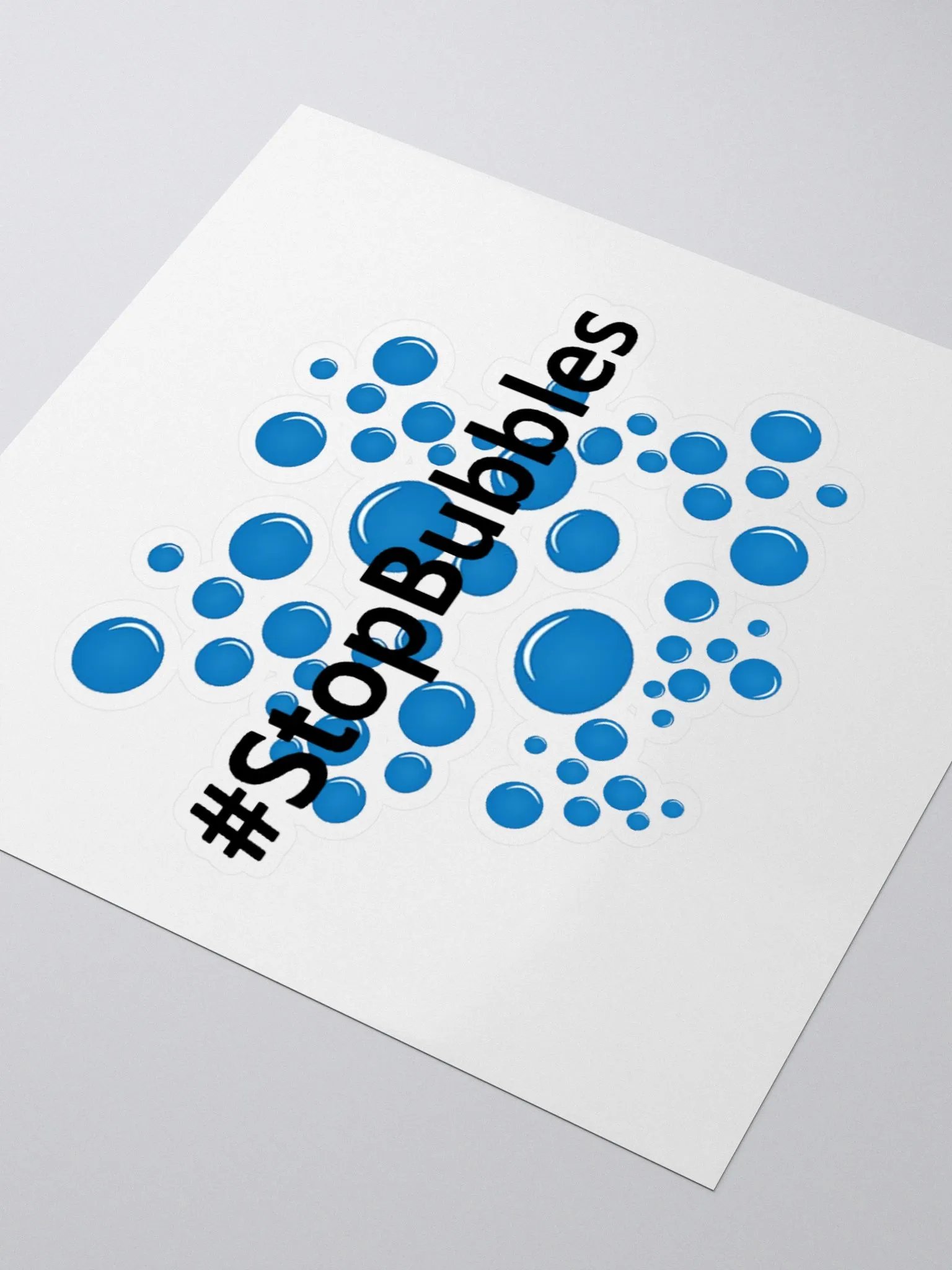 Stop bubbles stickers product image (9)
