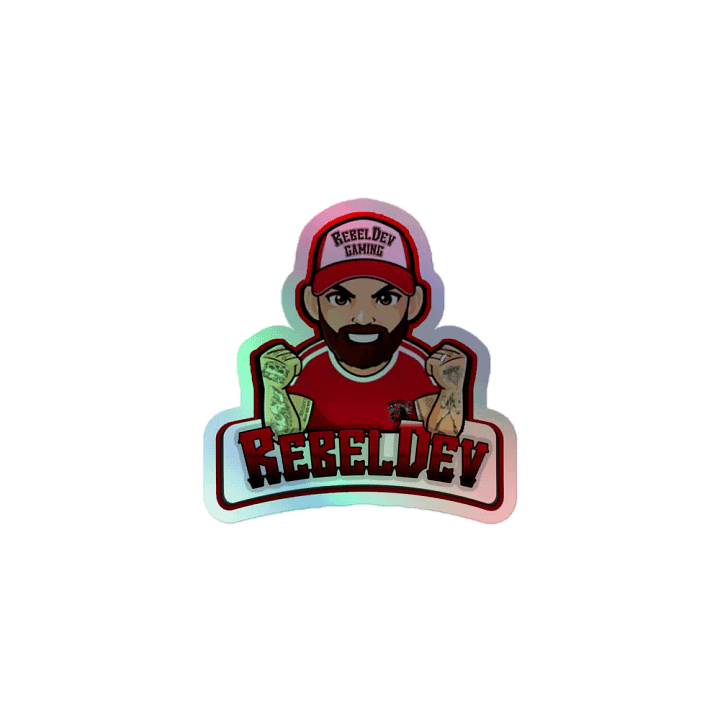 RebelDev hologrphic sticker product image (1)