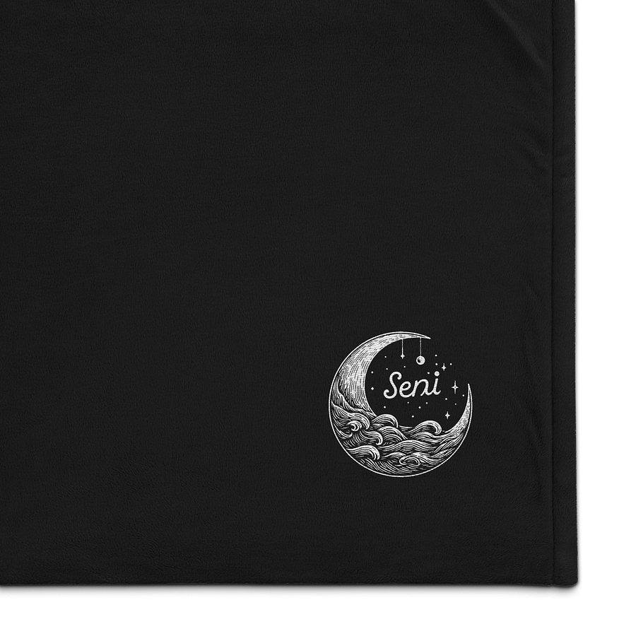 Moonlit Waves Seni Premium Sherpa Blanket product image (1)