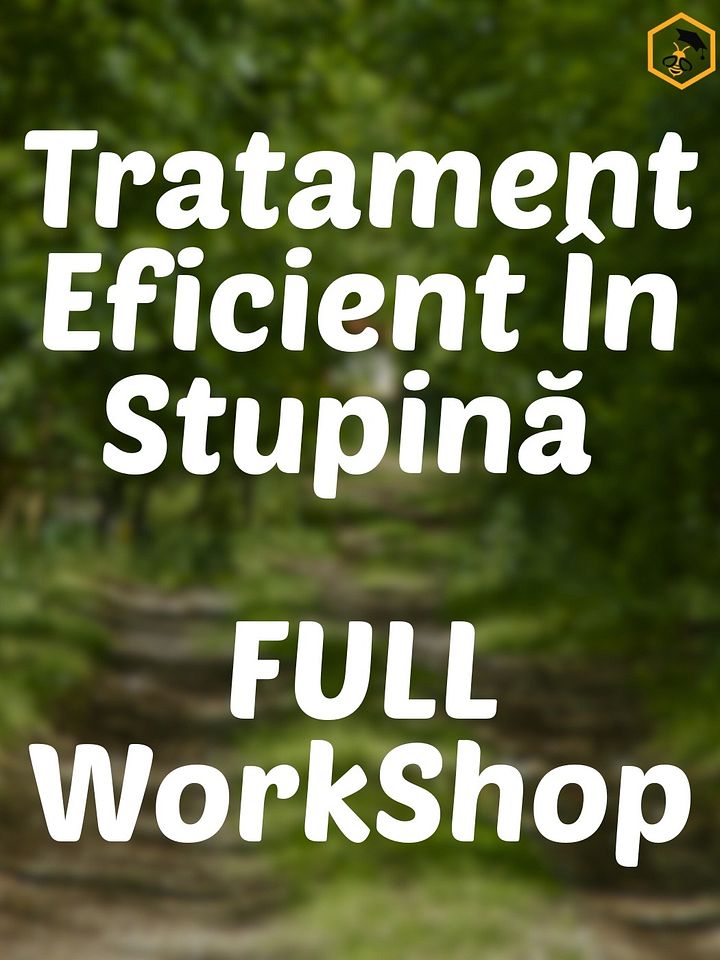 Tratament Eficient În Stupină - FULL WorkShop product image (1)