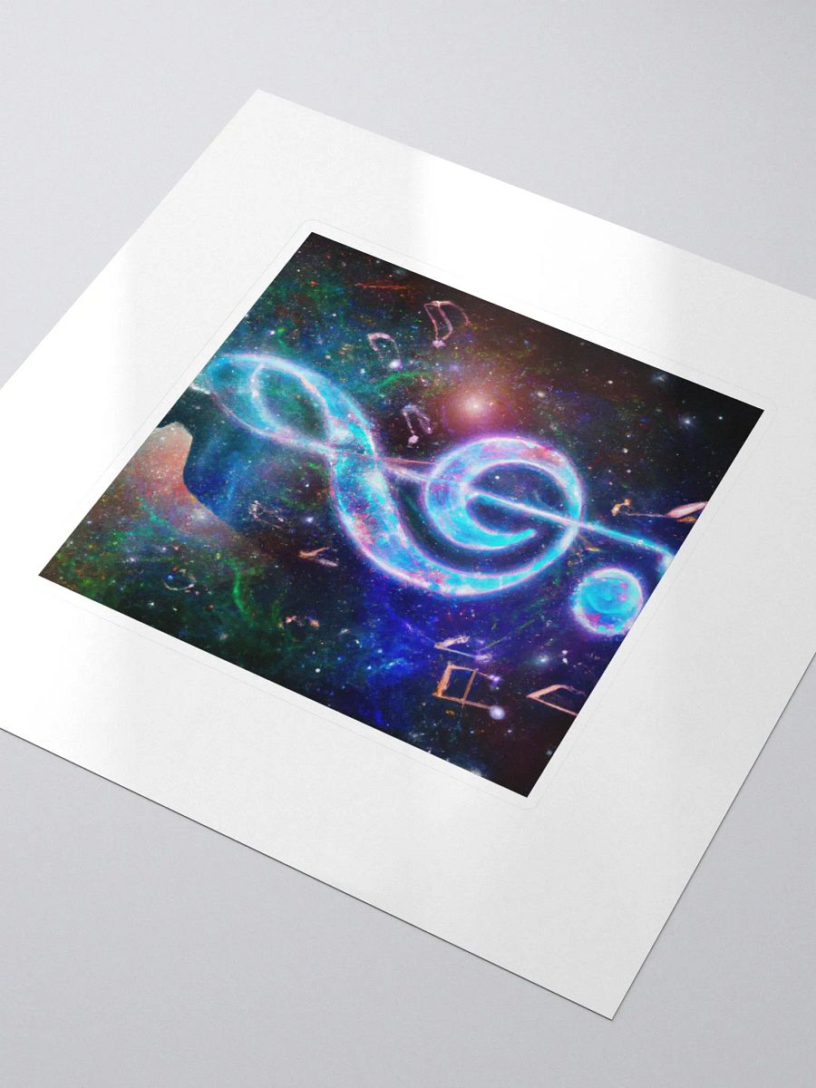 Galactic Wild Music Alpha Sticker product image (3)