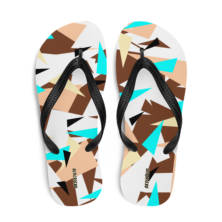 Geometric Bliss Flip-Flops product image (2)
