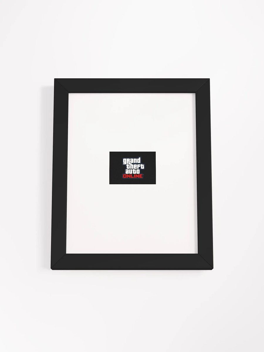 GTA Online Theme Framed Wall Poster product image (1)