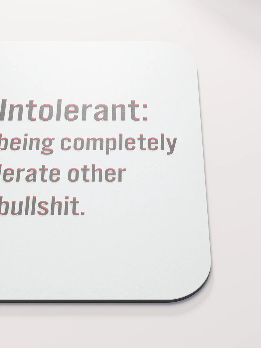 Intolerant - Mouse Pad product image (5)