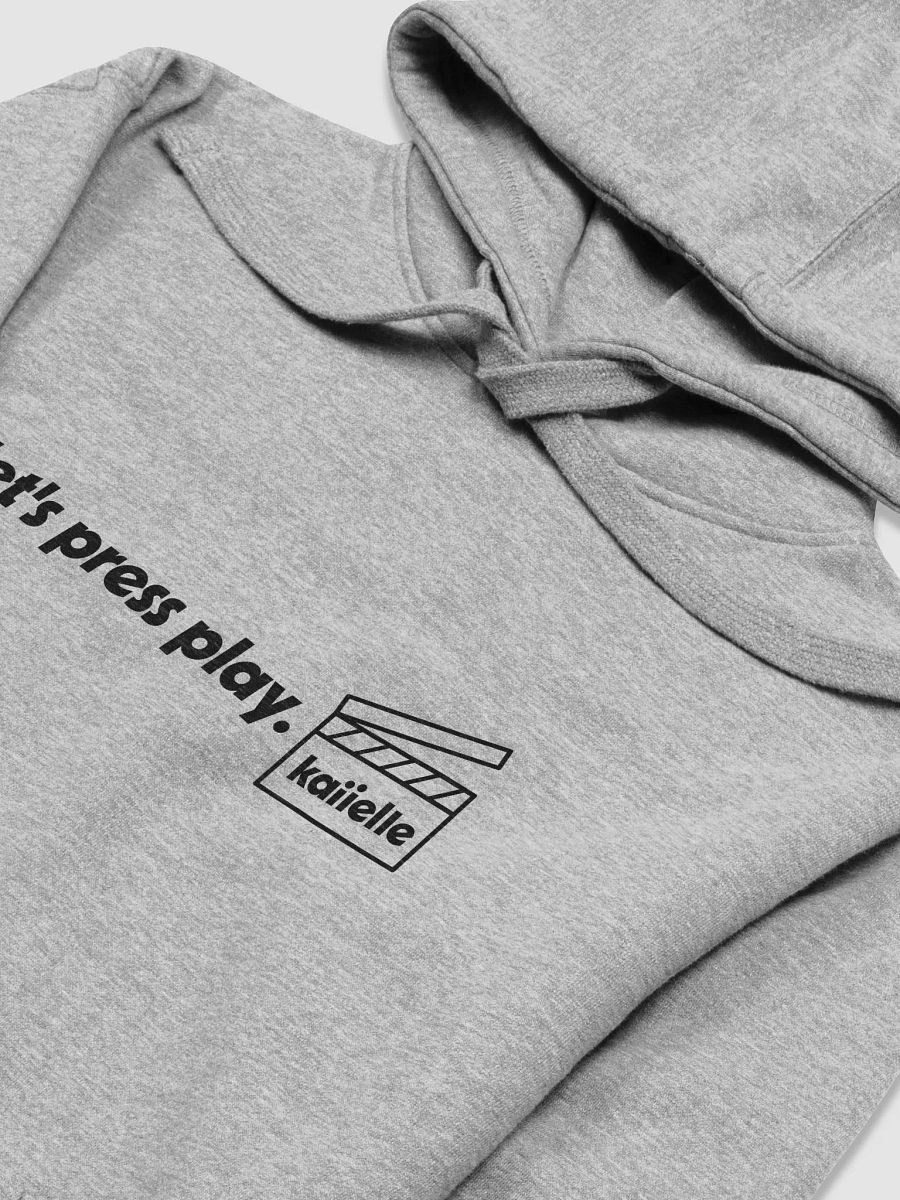 Let's Press Play Hoodie [Dark Text] product image (3)