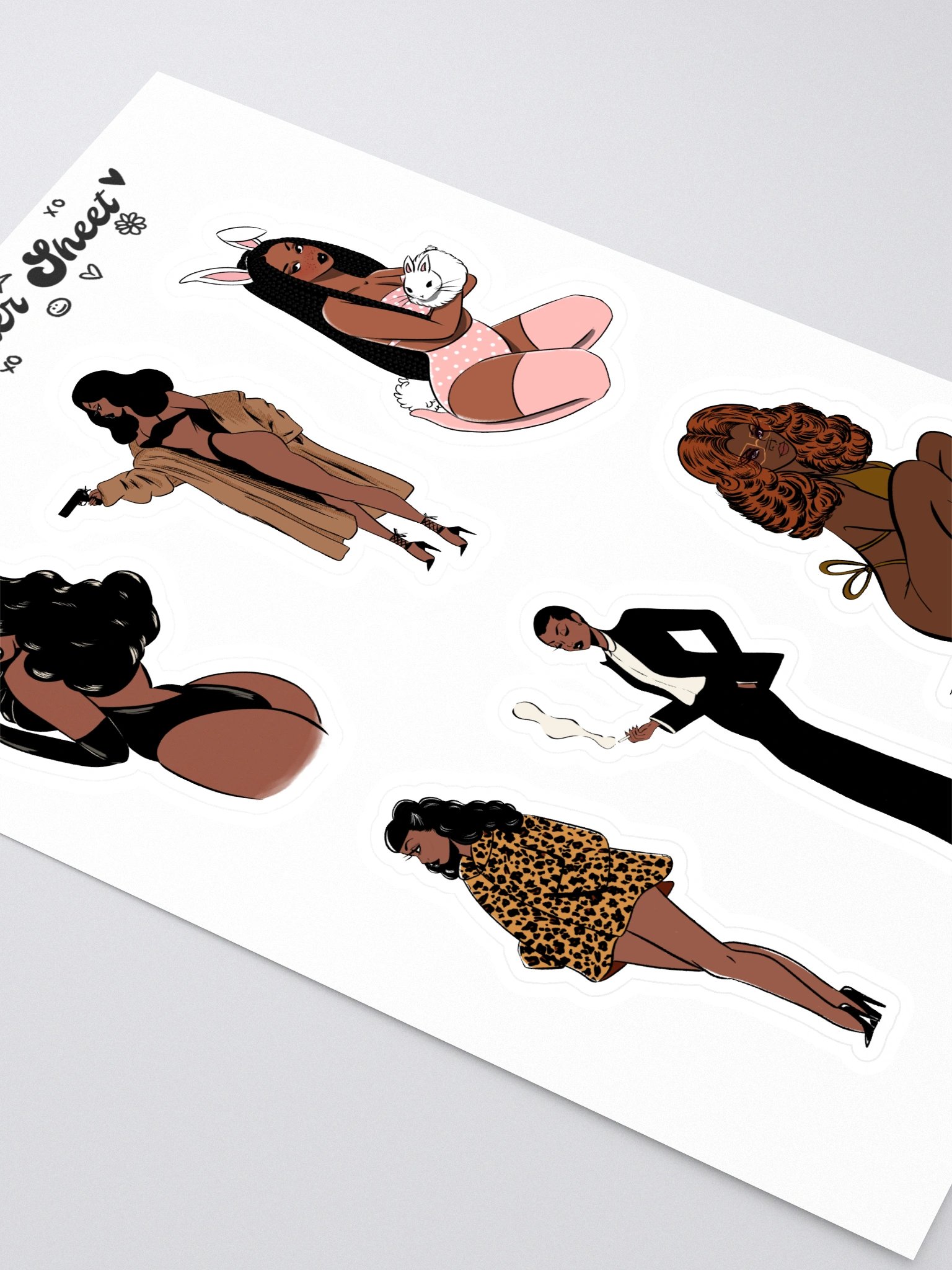 Pinup Sticker Sheet product image (2)