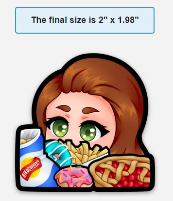 Lurking and Snacking Sticker product image (1)