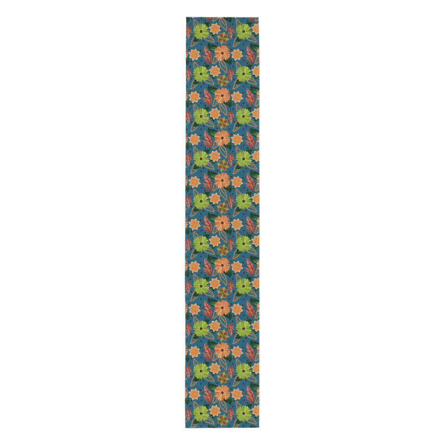 El Yunque Blue Floral Table Runner product image (1)