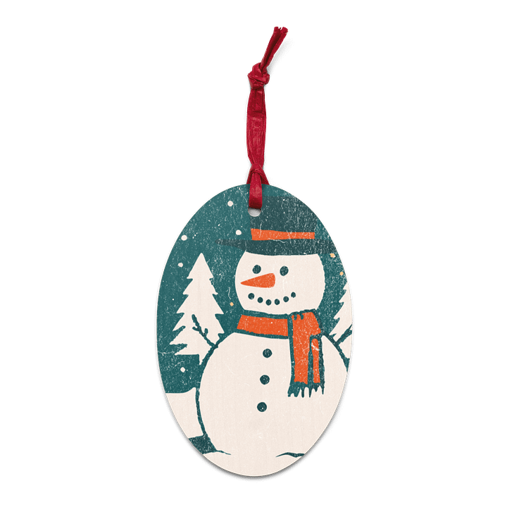 Starlit Snowman Wooden Ornaments product image (8)