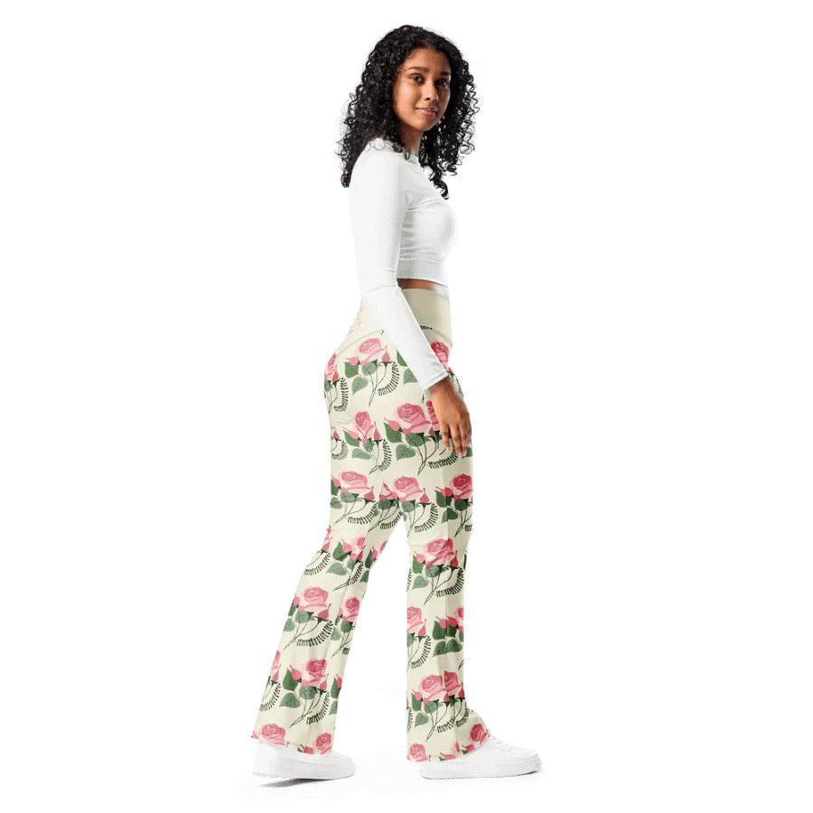 Rose Garden Flare Leggings product image (8)