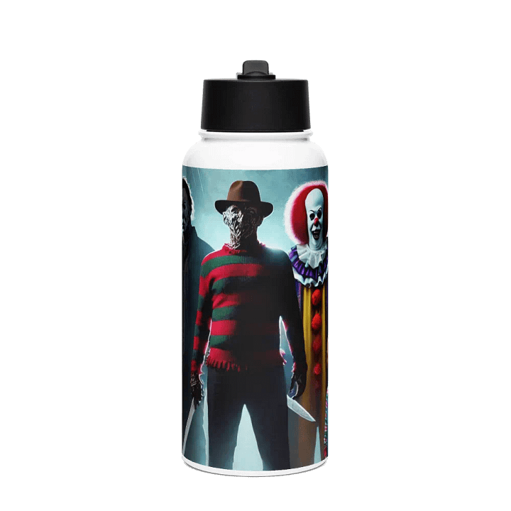 Horror Icons Stainless Steel Water Bottle product image (1)