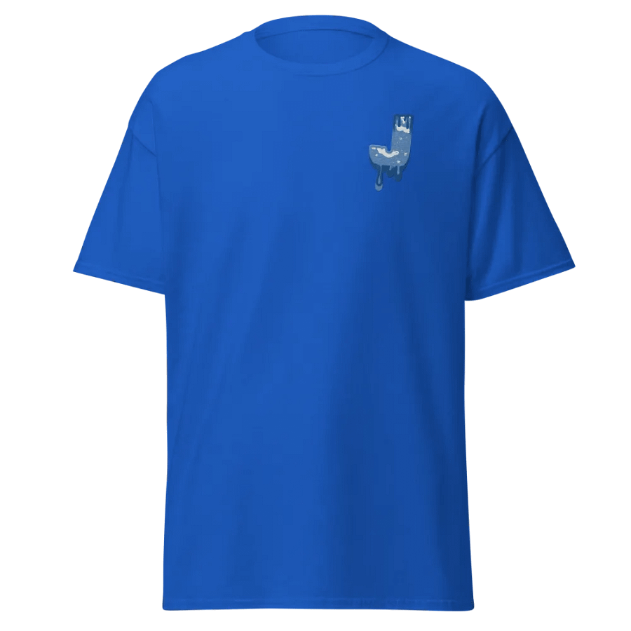 Premium Blue Melting J T-Shirt product image (2)