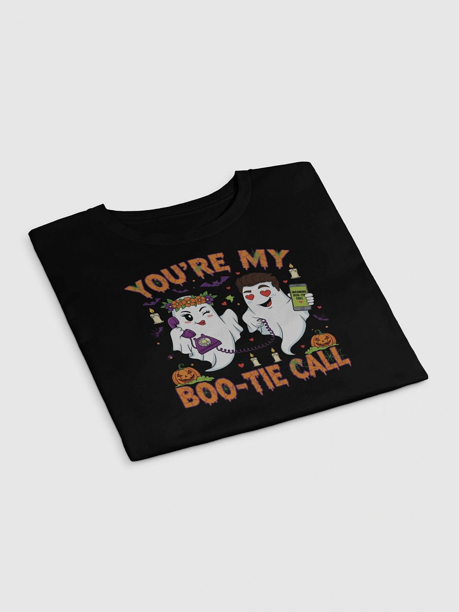 Boo-Tie Call Ghosts Halloween Women's Crop Top product image (3)