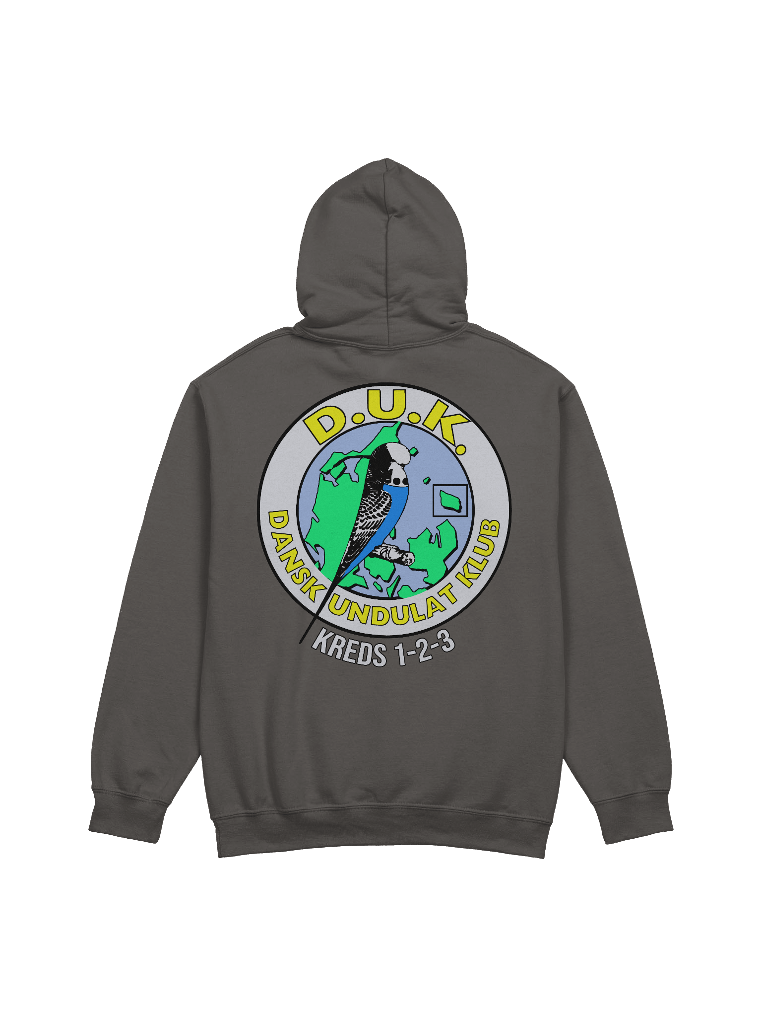 Dansk Undulat Klun Hoodie - Front and Back Print product image (1)