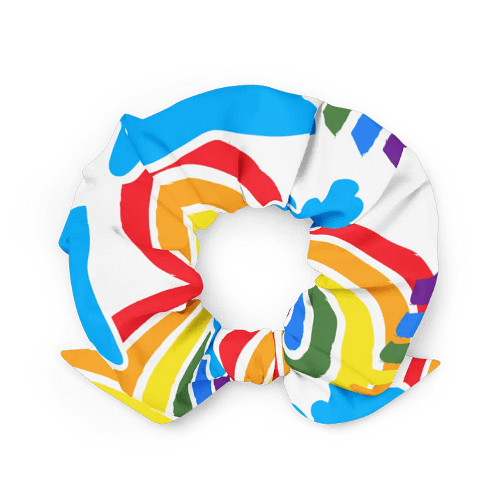 Rainbow Cloud All-Over Print Scrunchie product image (2)