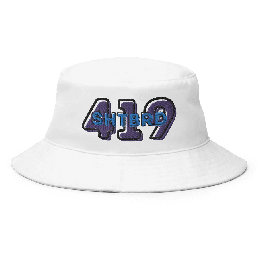 ShtBrd419 White Bucket Hat product image (1)