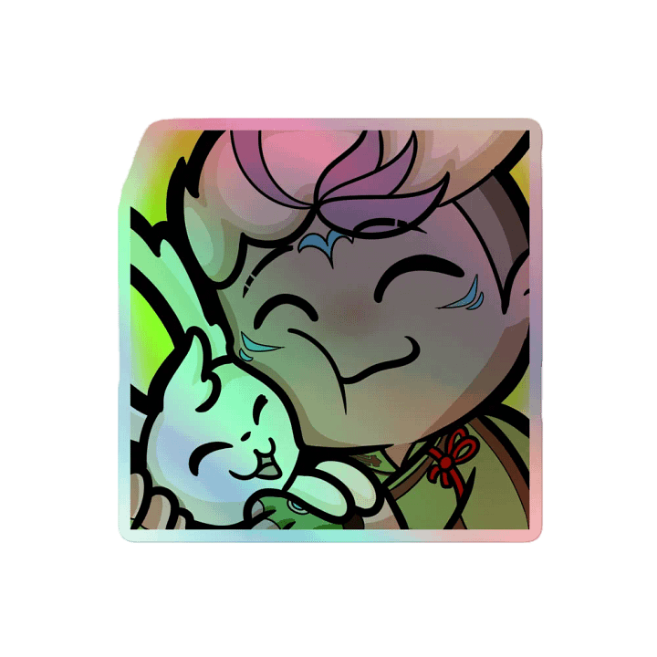 AfressHug Emote Holographic Sticker product image (2)
