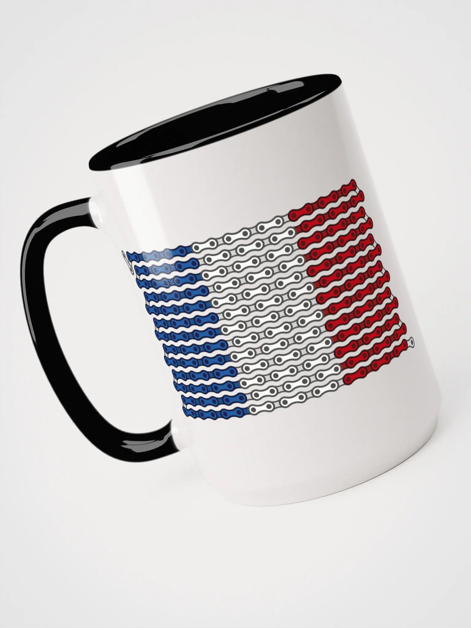 France Bike Chain Flag Coffee Mug product image (1)