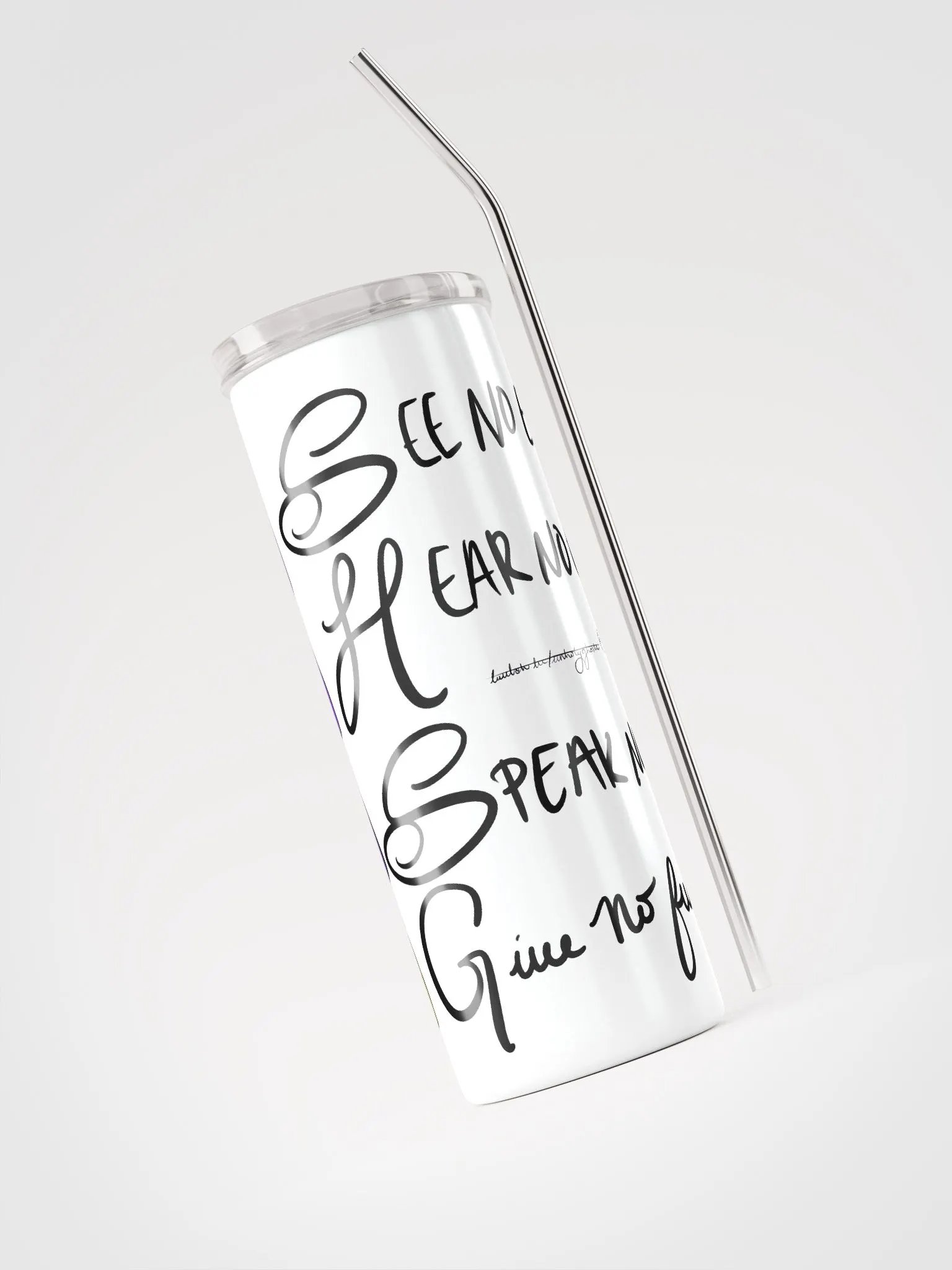 See No Evil Ghostie Tumbler product image (3)