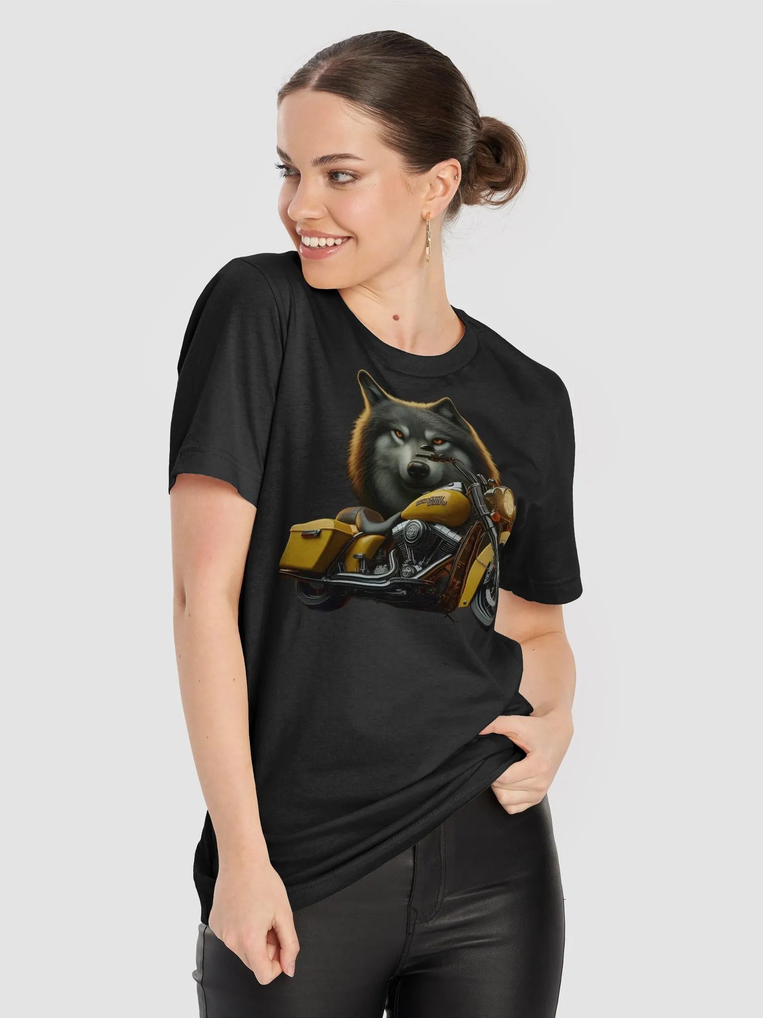 Motorcycle and Wolf - Unisex T-Shirt #16 product image (8)