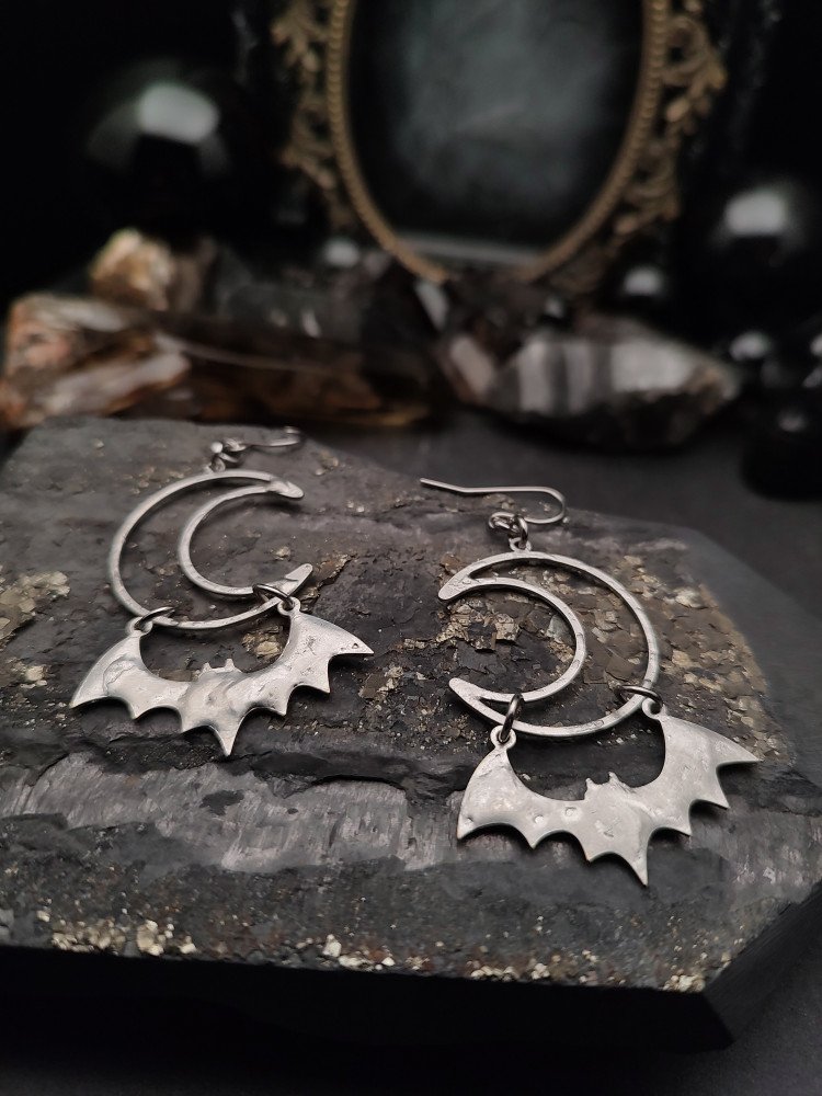 Earrings Bats - Batty Moons product image (2)