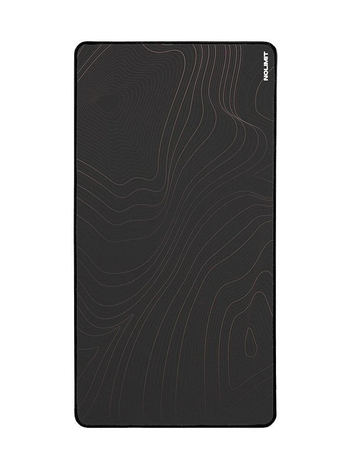 NOLIMIT M size gaming mat - Topographic Mapping Red product image (2)