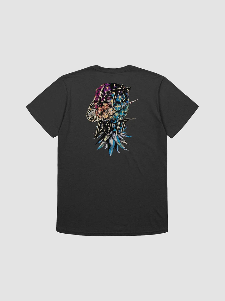 Let's Do It Swoosh Graffity Styled Upside-Down Pineapple Back Print Tee product image (10)